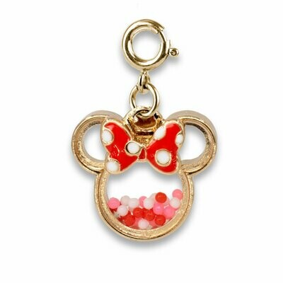 Gold Minnie Shaker charm