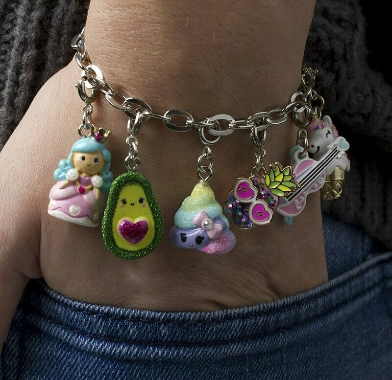 Glitter Pineapple Charm