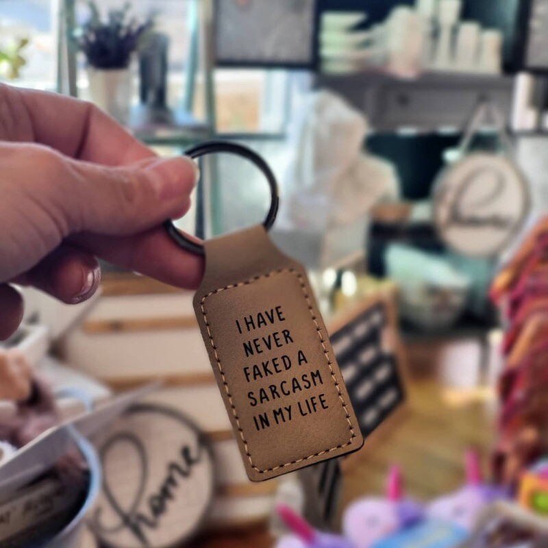 Leatherette Keychain &quot;Snarkeys&quot;