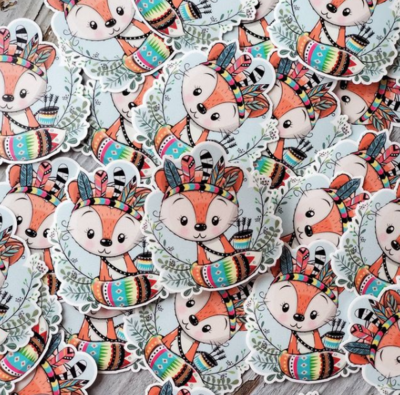 Foxy Woodland Sticker
