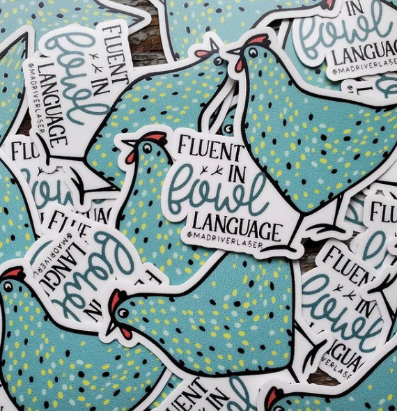 Fowl Language Sticker