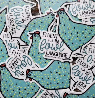 Fowl Language Sticker