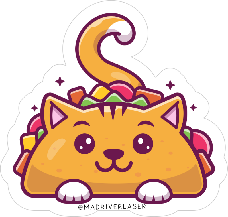 TacoCat Sticker