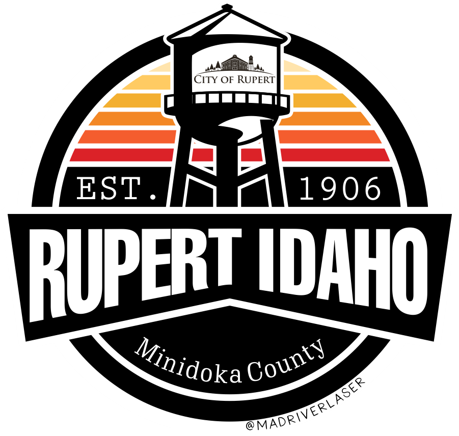 Rupert Water Tower Decal (customizable)