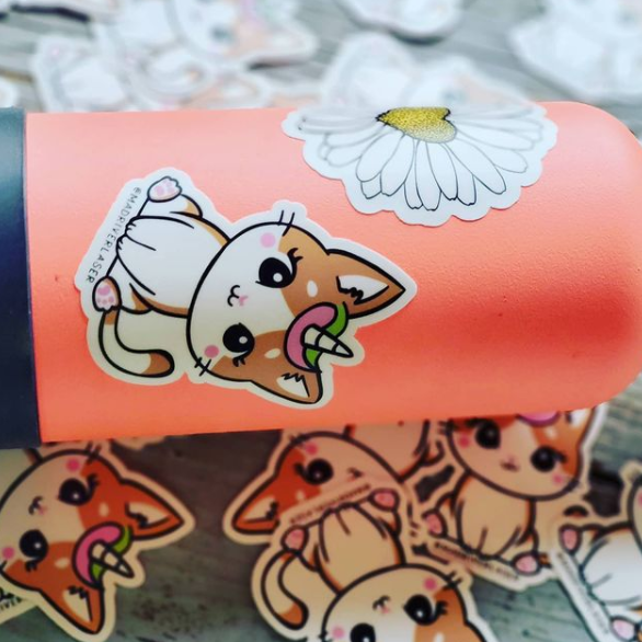 Caticorn Unicorn Cat Sticker