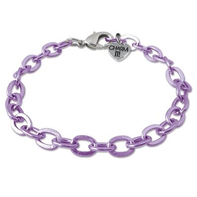 CHARM IT ! Purple Chain Bracelet