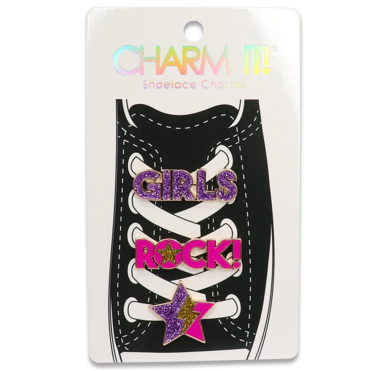 Charm it Shoelace Charms Girls Rock