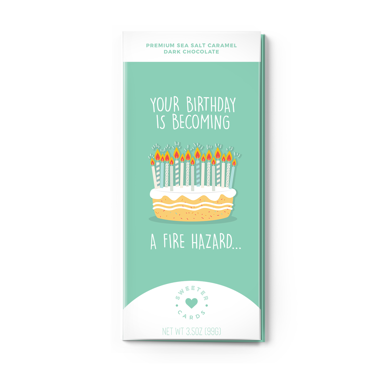 Fire Hazard Birthday Card - Sweeter Card