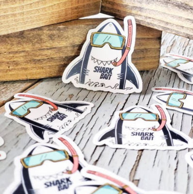 Shark Bait Sticker