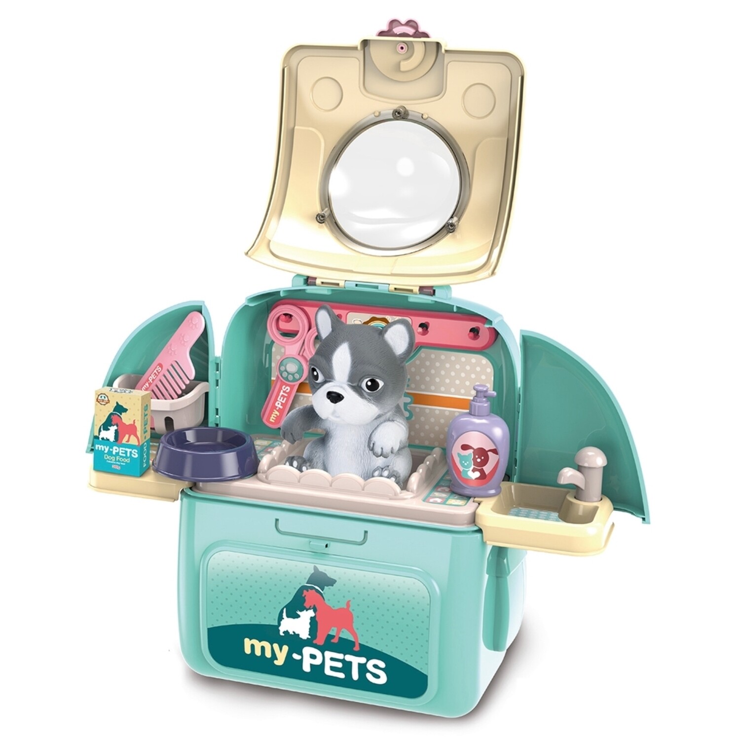 Pet Groomer in a Backpack