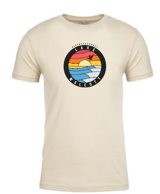 Idaho Tee - Lake Walcott cream