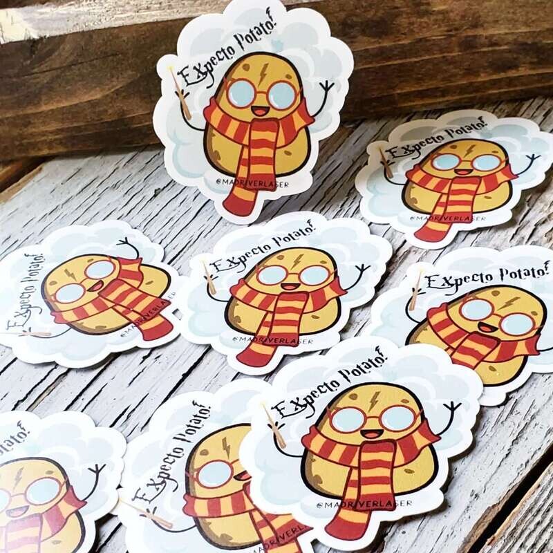 Expecto Potato Sticker