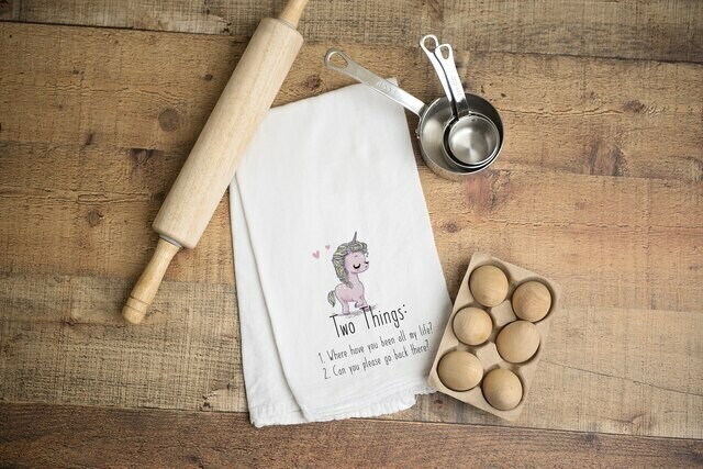 Flour Sack Towel - two things