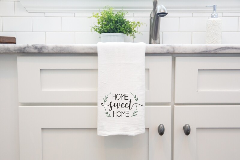Flour Sack Towel - Home sweet Home