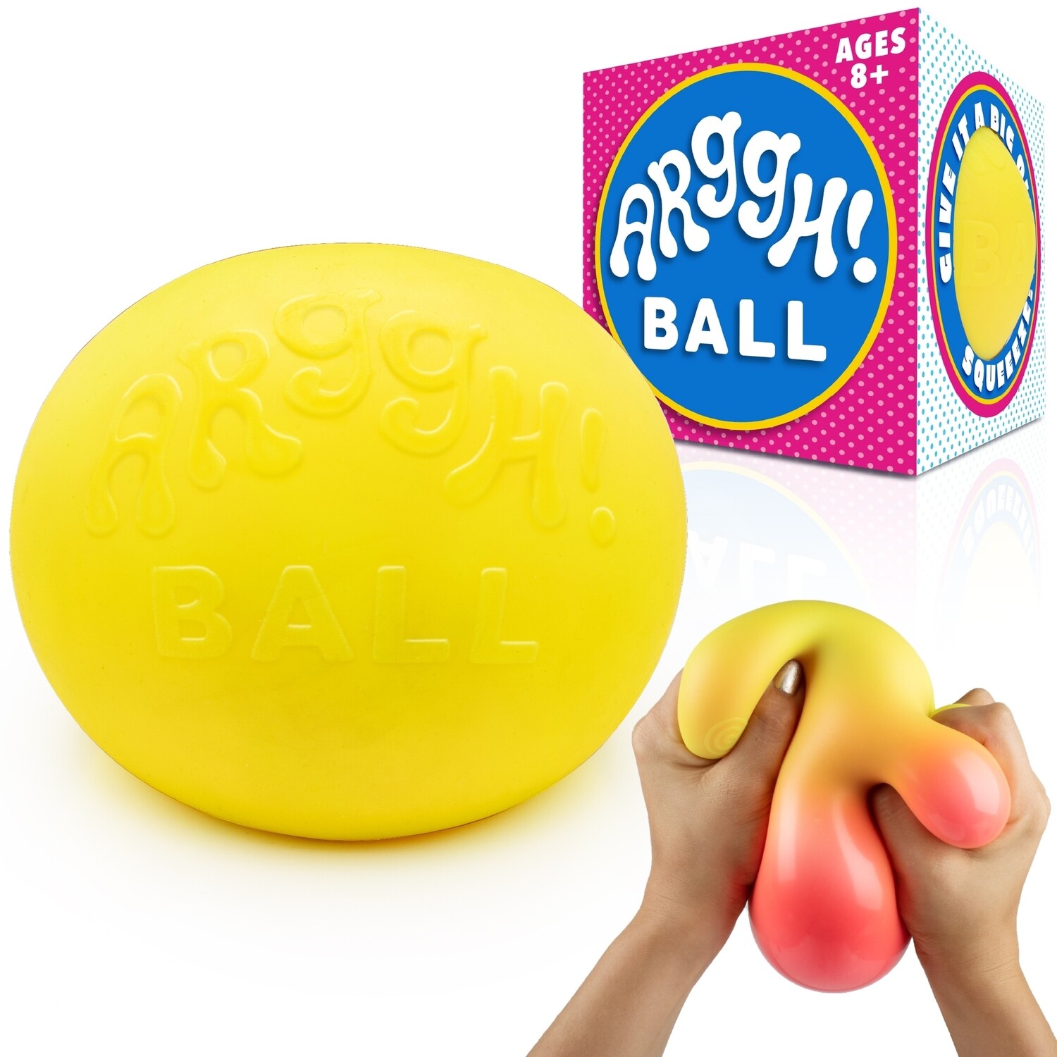 Giant yellow Arggh Ball