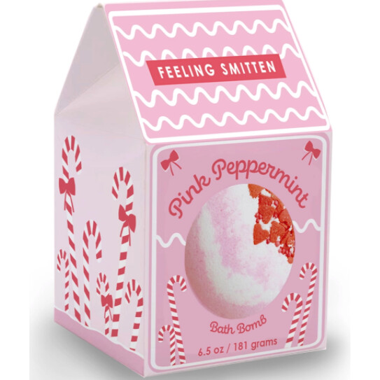 Pink Peppermint Bath Bomb