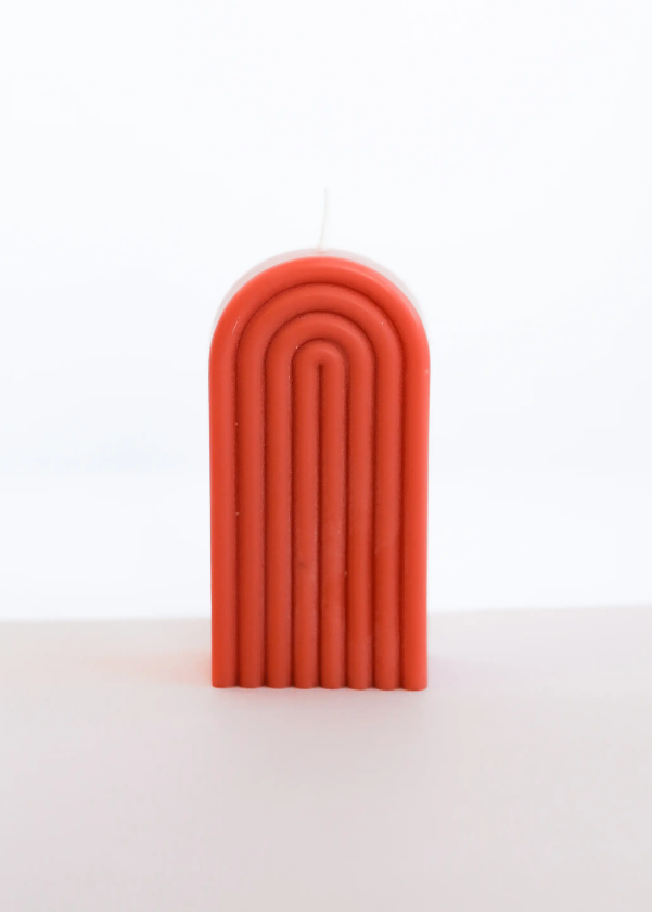 Tall Arch Coral Candle
