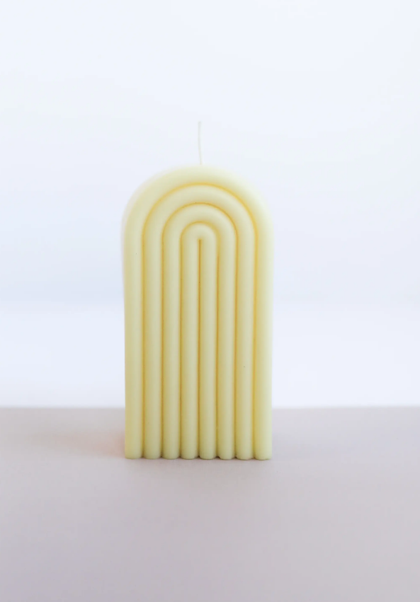 Tall Arch Butter Candle