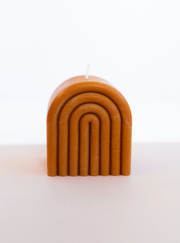Short Arch Honey Candle