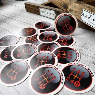 Anti-Theft Device Sticker