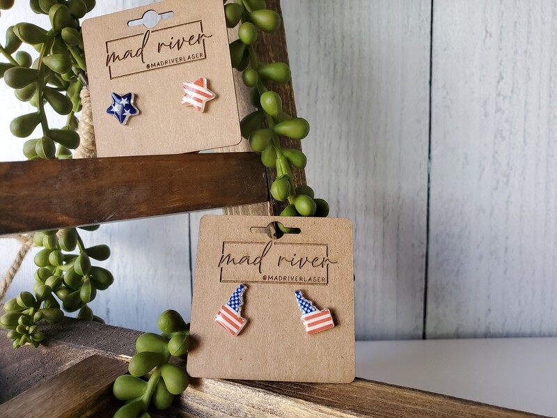 Star Flag earrings