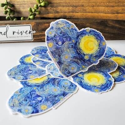 Heart Painting Sticker