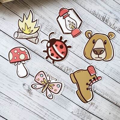 Campfire Sticker