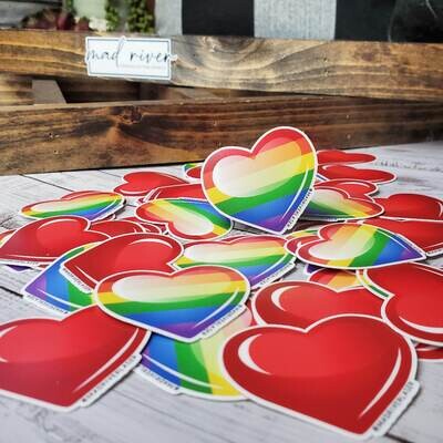Red Heart Sticker