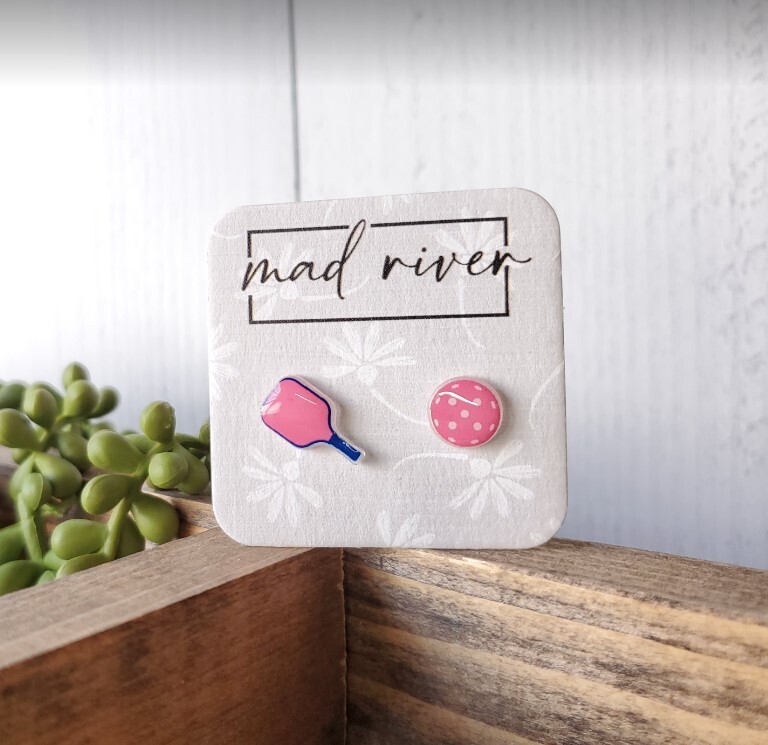 Pickle Ball Earrings