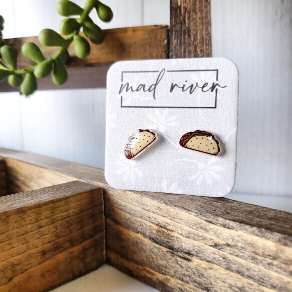 Cute Taco Earrings 