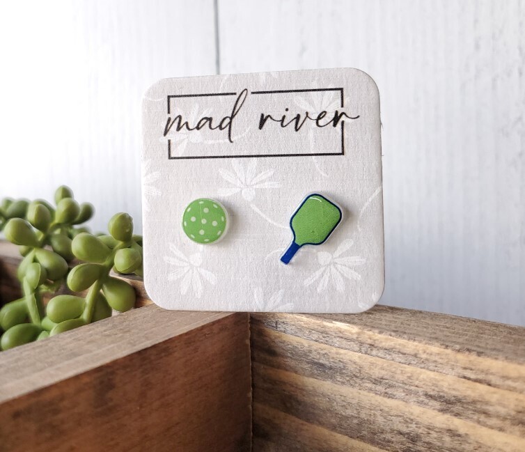 Pickle Ball Earrings