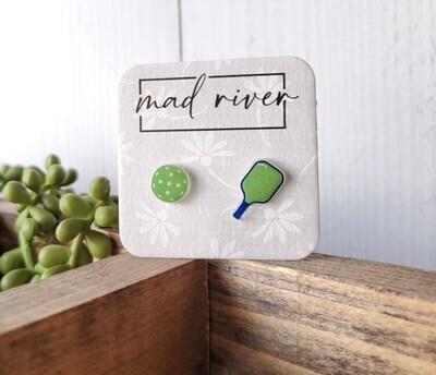 Pickle Ball Earrings