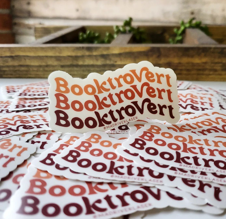 BooktroVert Sticker