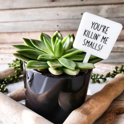 Snarky Plant Marker - You're Killing Me Smalls!