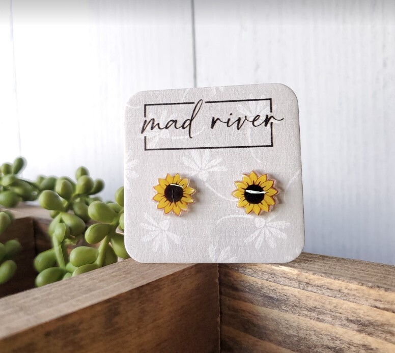 Cute Sunflower Earrings