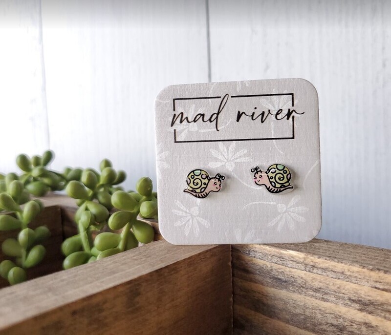 Snail earrings