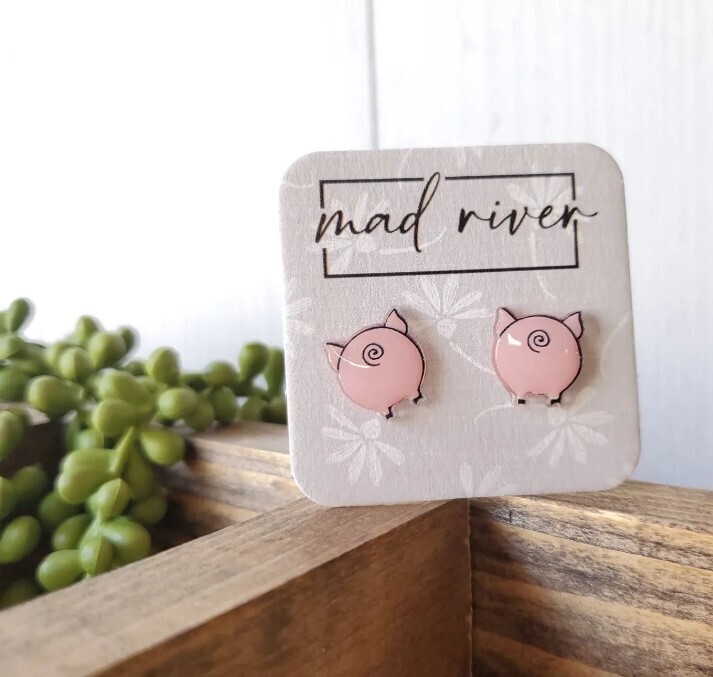 Piggy Butt earrings