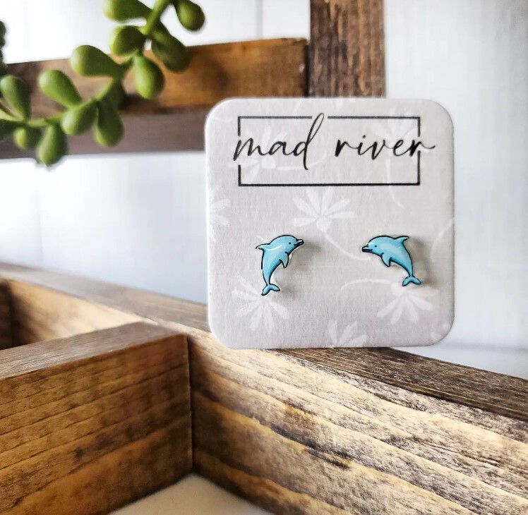 Dolphin earrings