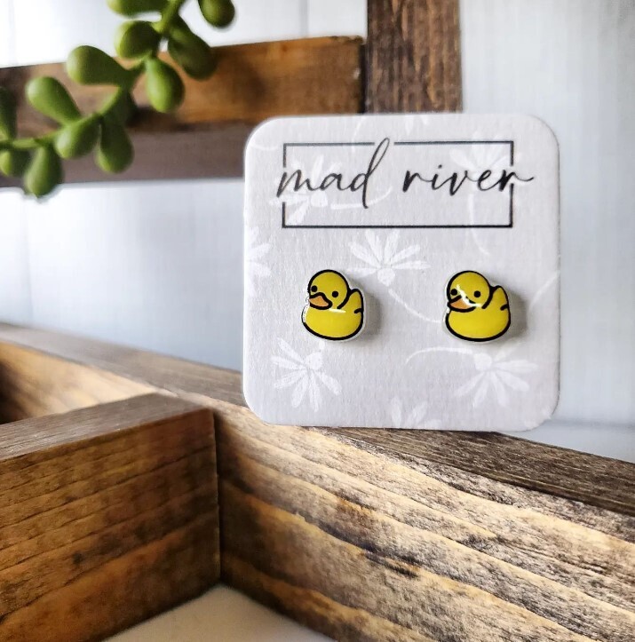 duck earrings