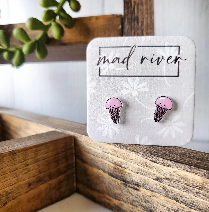 Jelly Fish earrings