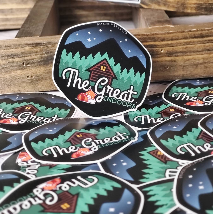 The Great Indoors Sticker