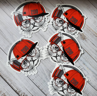 208 Bobcat Sticker