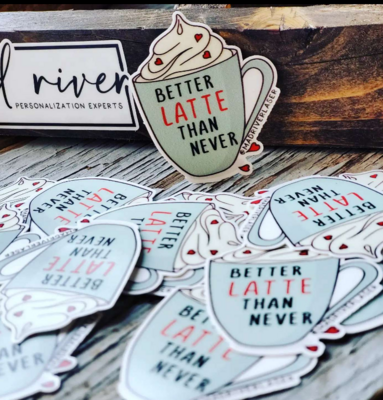 Better Latte Sticker