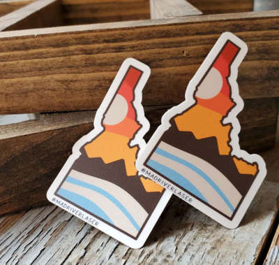 Idaho Desert Sticker