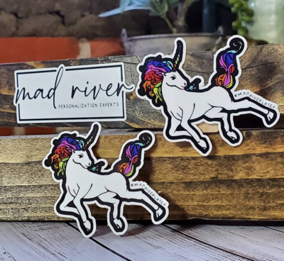 Rainbow Unicorn Sticker