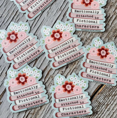 Emotionally Attached Book Sticker