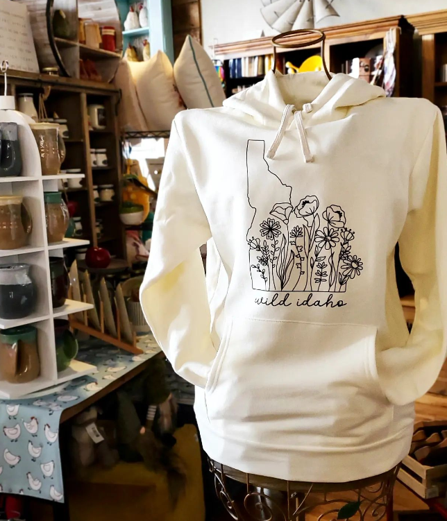 Wild Idaho Hoodie - Cream