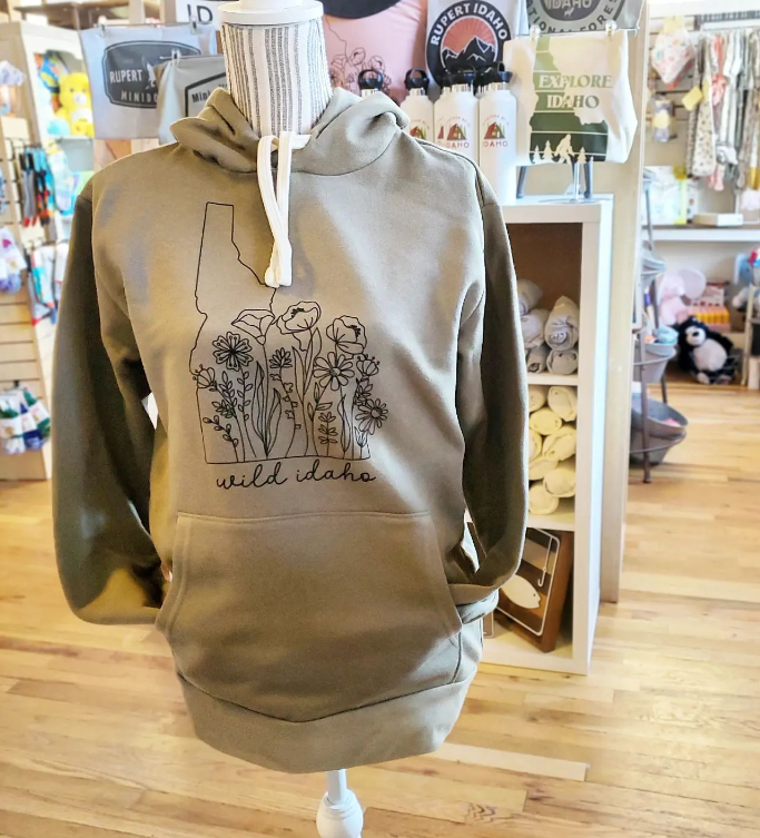 Wild Idaho Hoodie - Olive