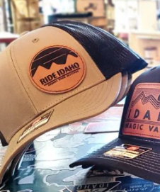 Ride Idaho Leather Patch Hat