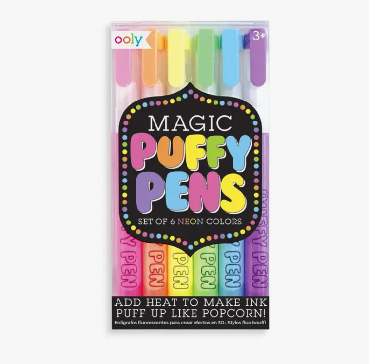 Magic Neon Puffy Pens 
